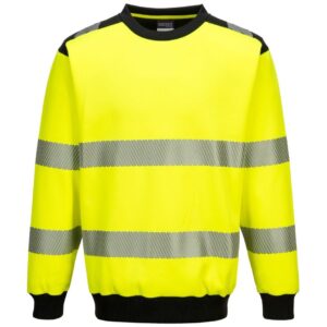 Portwest PW3 Hi-Vis Sweatshirt - Orange/Black