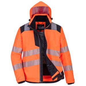 Portwest PW3 Hi-Vis Women's Winter Jacket - Orange/Black
