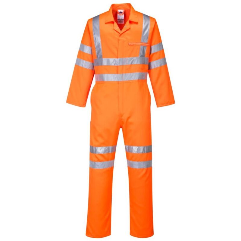 Portwest Hi-Vis Polycotton Service Coverall - Orange Tall