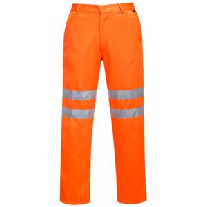 Portwest Hi-Vis Polycotton Service Trousers - Orange