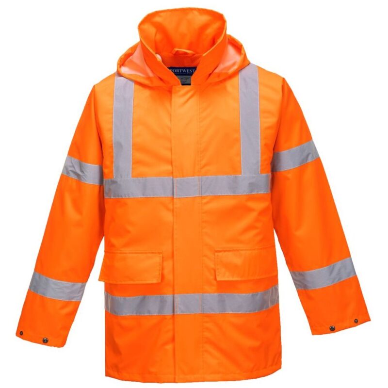 Portwest Hi-Vis Rain Lite Traffic Jacket - Orange