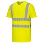 Portwest Hi-Vis Cotton Comfort Mesh Insert T-Shirt Short Sleeve