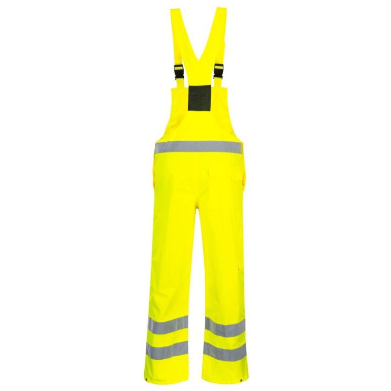 Portwest Hi-Vis Breathable Rain Bib and Brace
