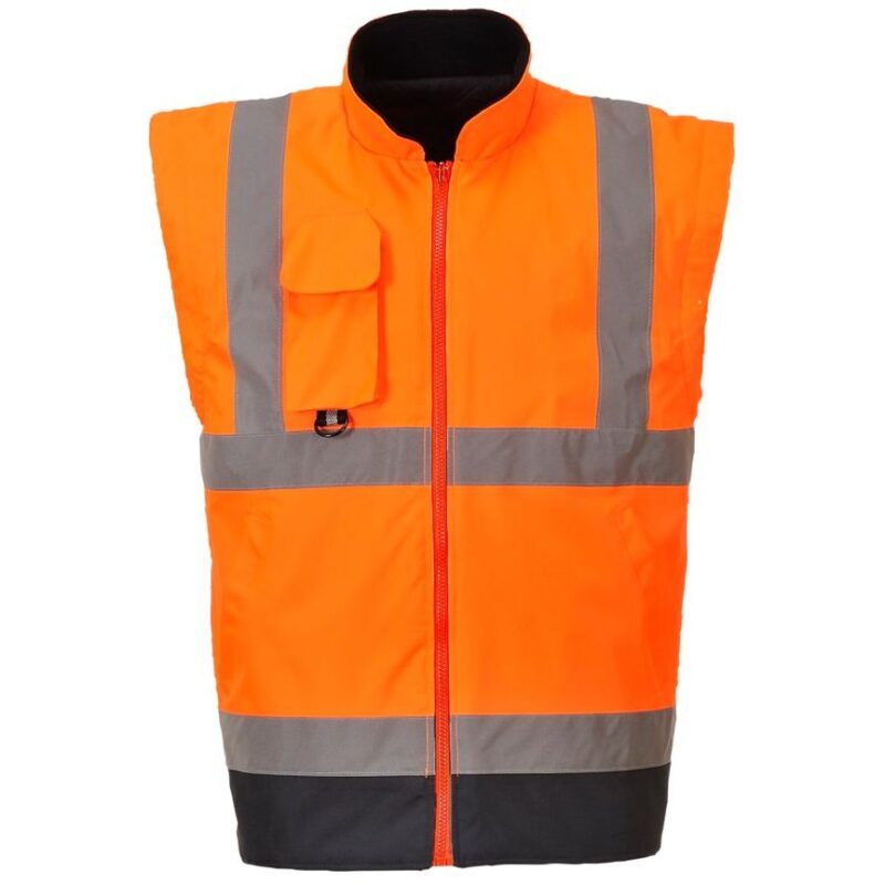 Portwest Hi-Vis Breathable 7-in-1 Contrast Traffic Jacket