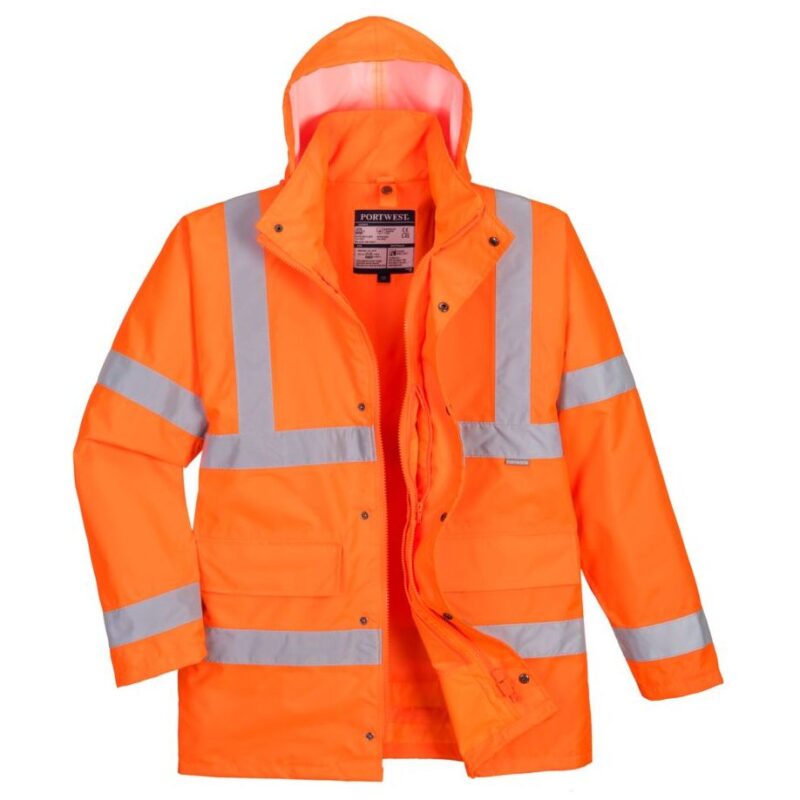 Portwest Hi-Vis 4-in-1 Traffic Jacket - Orange