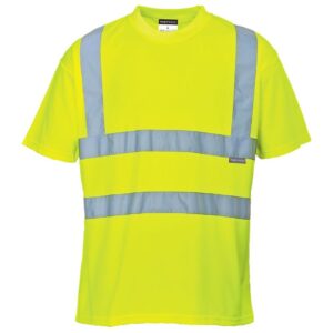Portwest Hi-Vis T-Shirt Short Sleeve - Yellow