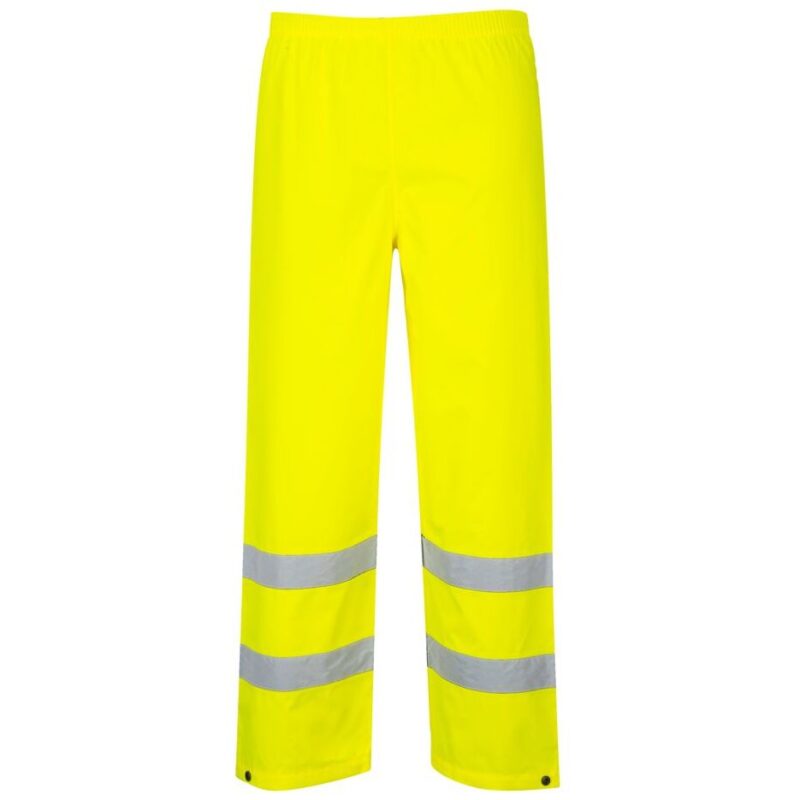 Portwest Hi-Vis Rain Traffic Trousers - Yellow Tall
