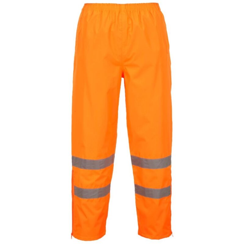 Portwest Hi-Vis Breathable Rain Trousers - Orange