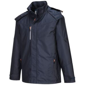 Portwest Outcoach Rain Jacket - Black