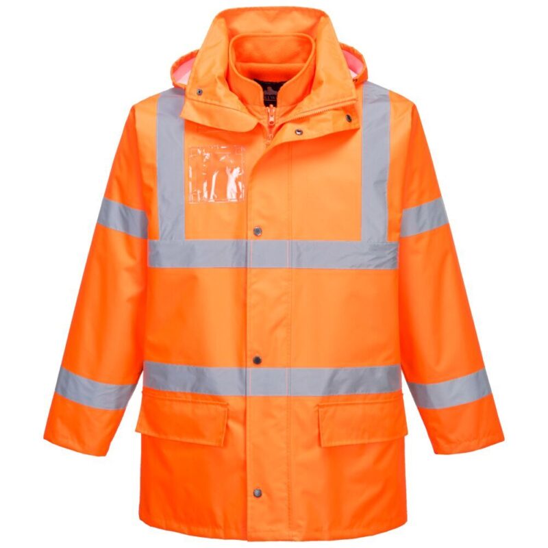 Portwest Hi-Vis 5-in-1 Essential Jacket - Orange