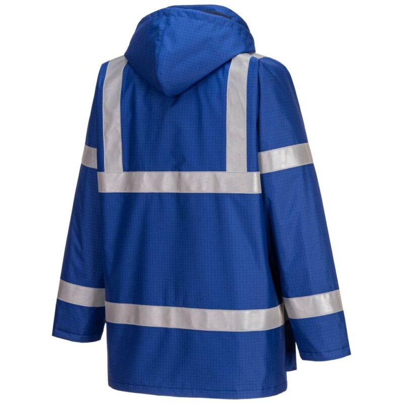 Portwest Bizflame Rain Anti-Static FR Jacket - Royal Blue