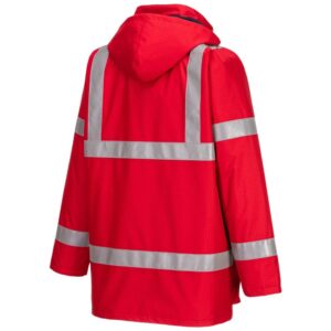 Portwest Bizflame Rain Anti-Static FR Jacket - Red