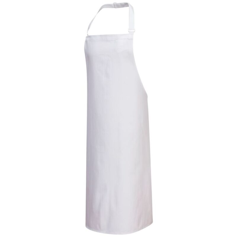 Portwest Cotton Bib Apron - White