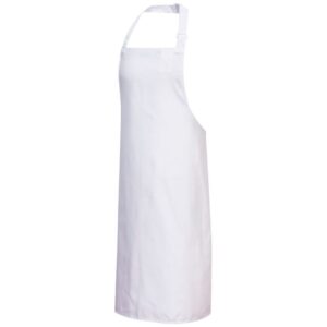 Portwest Polycotton Bib Apron - White