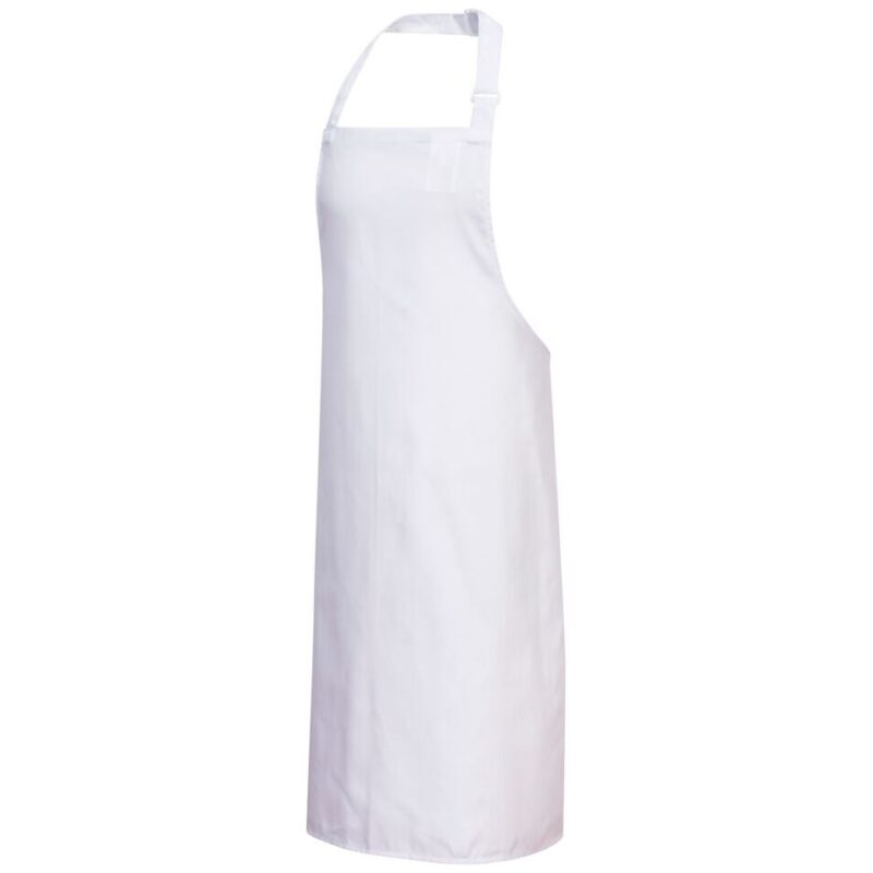 Portwest Polycotton Bib Apron - White