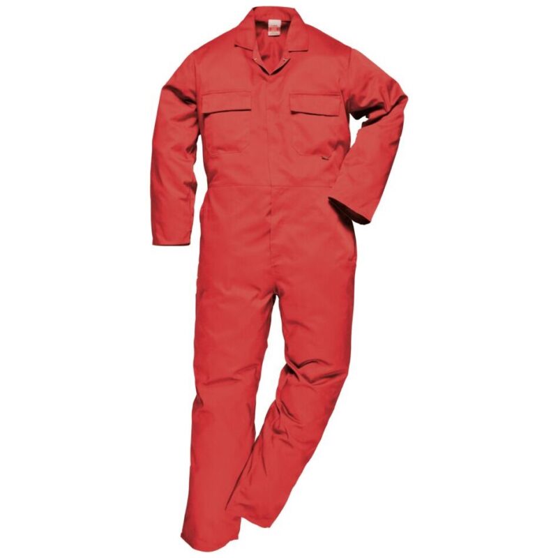 Portwest Euro Work Coverall - Red