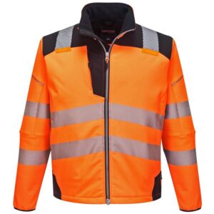 Portwest PW3 Hi-Vis Softshell - Orange/Navy