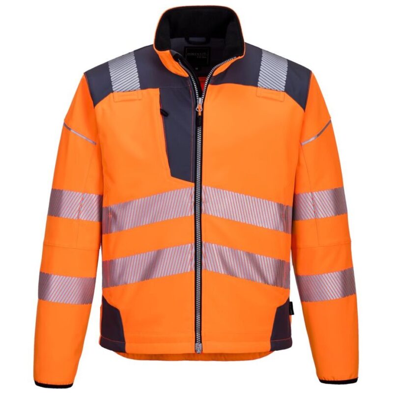 Portwest PW3 Hi-Vis Softshell - Orange/Grey