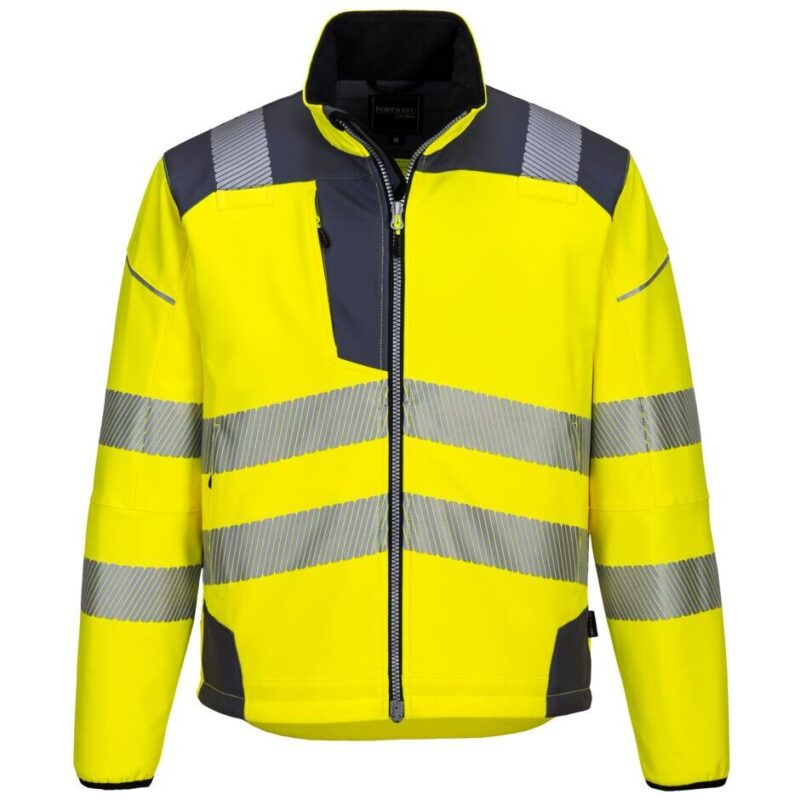 Portwest PW3 Hi-Vis Softshell - Yellow/Grey