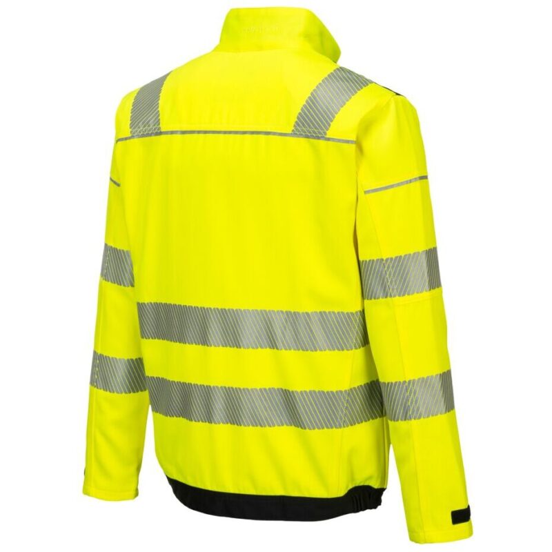 Portwest PW3 Hi-Vis Work Jacket - Yellow/Black