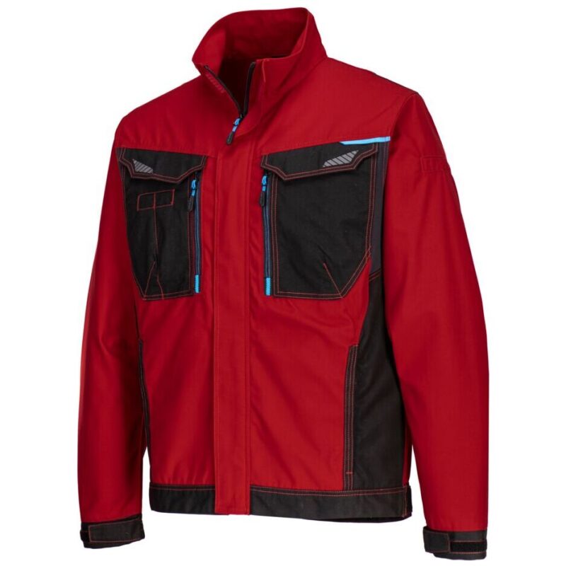 Portwest WX3 Work Jacket - Deep Red