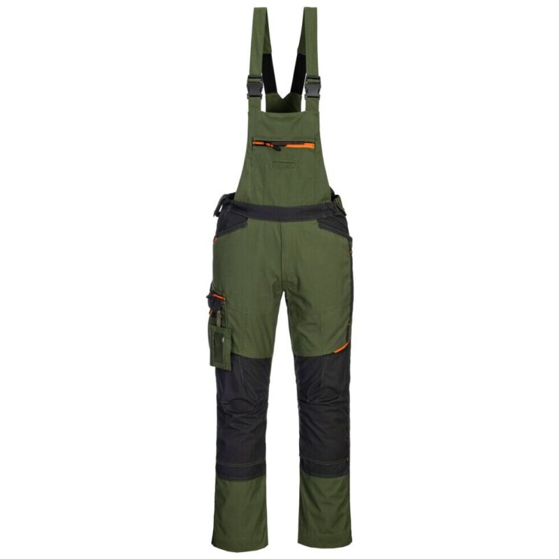 Portwest WX3 Bib and Brace - Olive Green