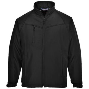 Portwest Oregon Men's Softshell Jacket - Black