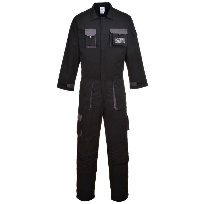 Portwest Portwest Texo Contrast Coverall - Black