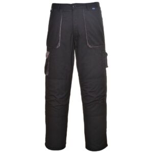 Portwest Portwest Texo Contrast Trousers - Lined - Black