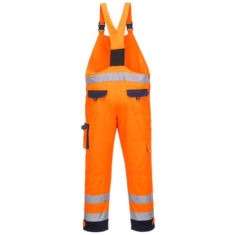 Portwest Dijon Hi-Vis Contrast Work Bib and Brace