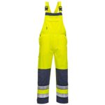 Portwest Girona Hi-Vis Contrast Work Bib and Brace