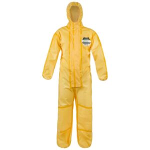 Lakeland ChemMAX 1 Yellow Coverall with Hood