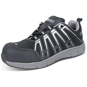 click safety sports trainer in black