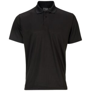 Supertouch Black Bird Eye Polo Shirt