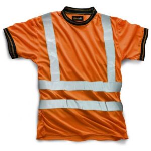 standsafe hi vis tshirt in orange