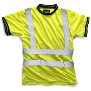 standsafe hi vis tshirt in yellow