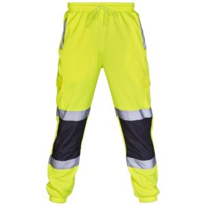 Supertouch Hi Vis Orange 2 Tone Jogging Bottoms