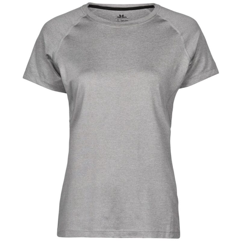 Tee Jays Ladies' CoolDry Tee - Grey Melange