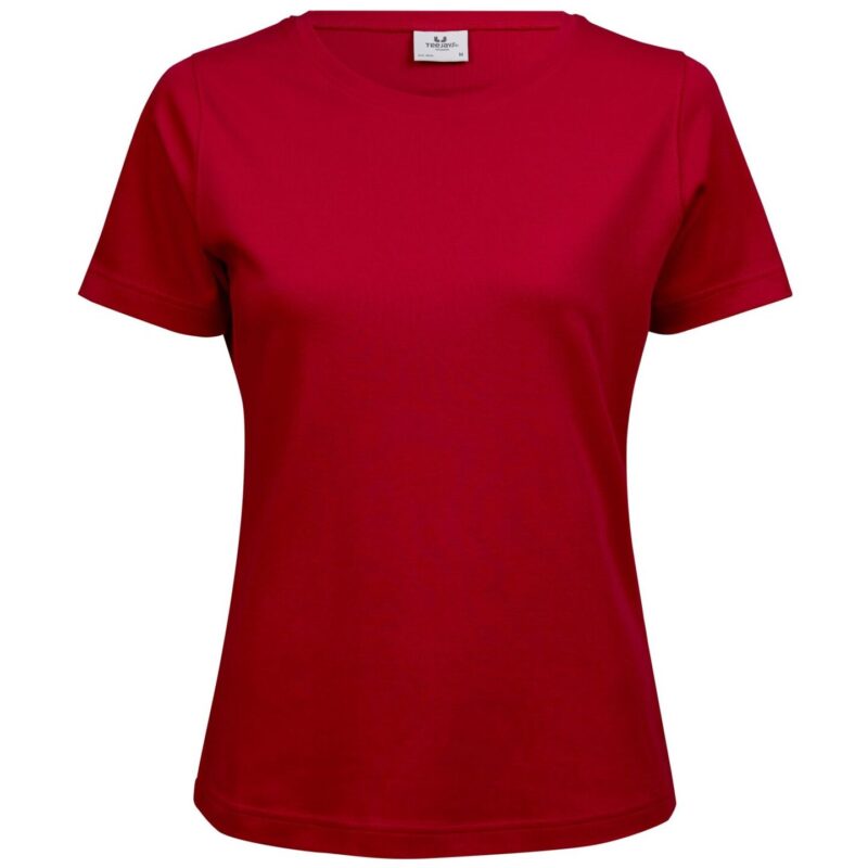 Tee Jays Ladies' Interlock Tee - Red
