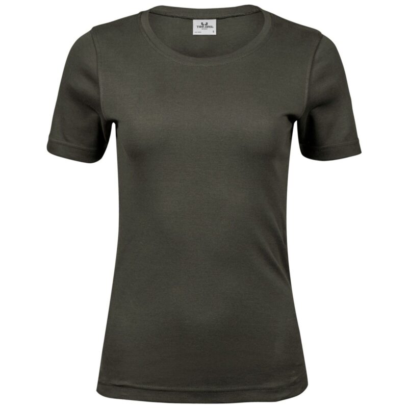 Tee Jays Ladies' Interlock Tee - Deep Green