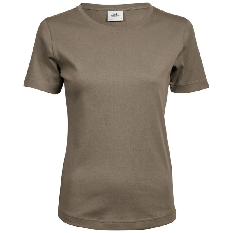 Tee Jays Ladies' Interlock Tee - Clay