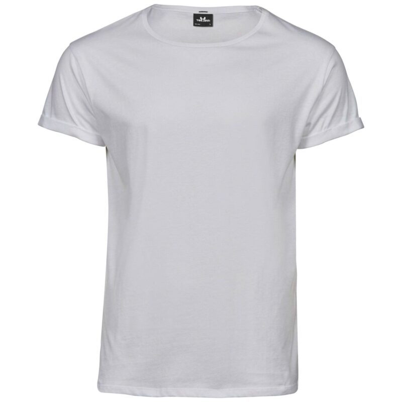 Tee Jays Men's Roll-Up Tee - White