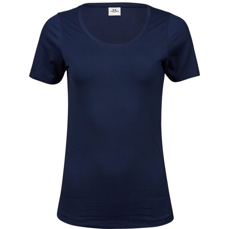 Tee Jays Ladies' Stretch Tee - Navy