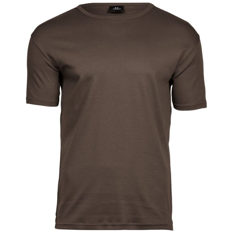 Tee Jays Men's Interlock Tee - Chocolate