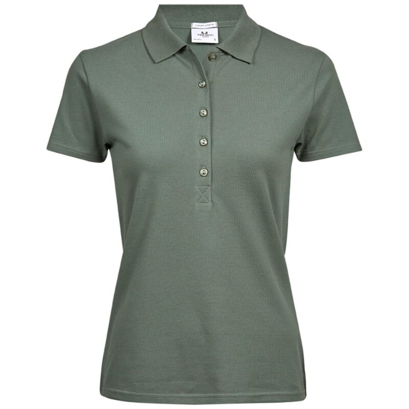 Tee Jays Ladies' Luxury Stretch Polo - Leaf Green