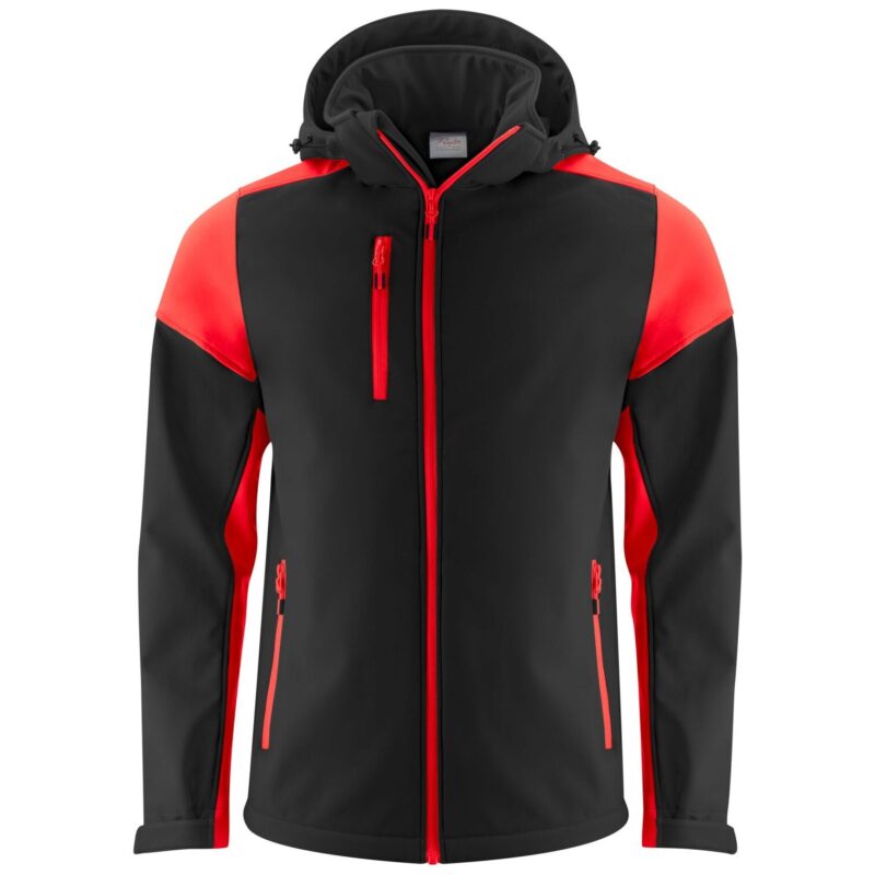 Printer Prime Softshell - Black/Red