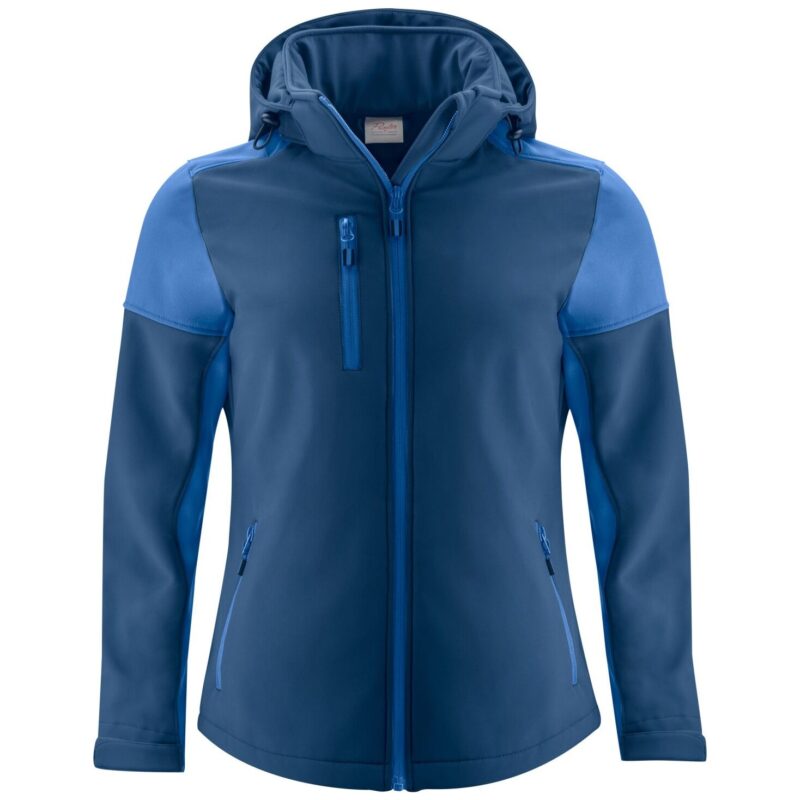 Printer Prime Ladies Softshell - Navy/Cobalt