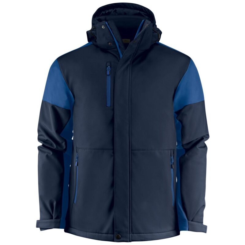 Printer Prime Padded Softshell - Navy/Cobalt