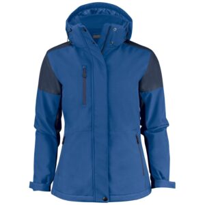 Printer Prime Ladies Padded Softshell - Cobalt/Navy