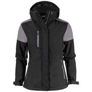 Printer Prime Ladies Padded Softshell - Black/Anthracite